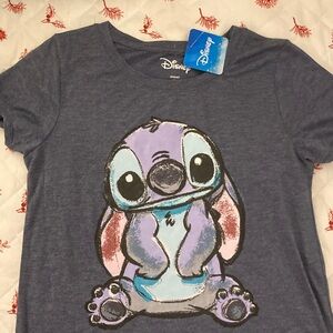Disney women’s Charcoal Stitch Tee